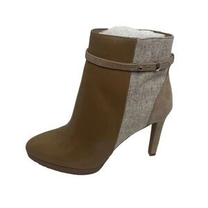 Antonio Melani NWOB Kingston Tan Leather‎ and Suede Booties Women’s Size 9M